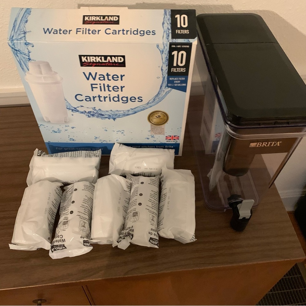 Brita Extra Large 27-Cup UltraMax Filtered Water Dispenser w/ 7 Filters